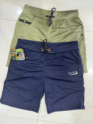 MAANU Solid Men Dark Blue, Green Regular Shorts