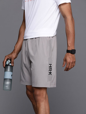 HRX by Hrithik Roshan Solid Men Reversible Grey Regular Shorts