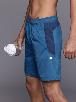 HRX by Hrithik Roshan Solid Men Blue Sports Shorts