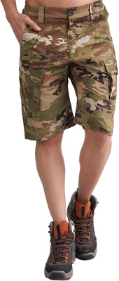 MOUNTMILLER Military Camouflage Men Multicolor Casual Shorts