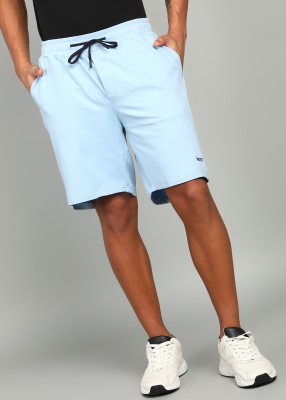 KILLER Solid Men Light Blue Casual Shorts