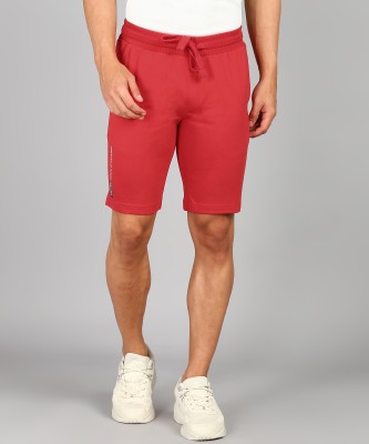 United Colors of Benetton Printed Men Red Casual Shorts