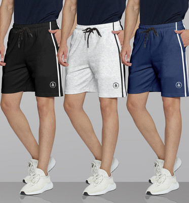 ARDEUR Self Design Men Multicolor Regular Shorts