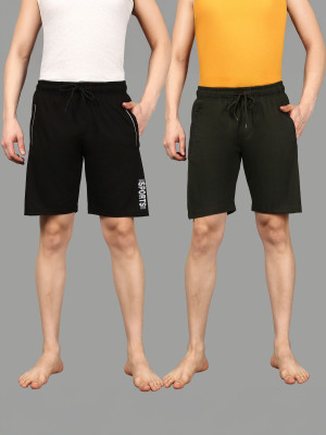 Roadster Solid Men Multicolor Basic Shorts