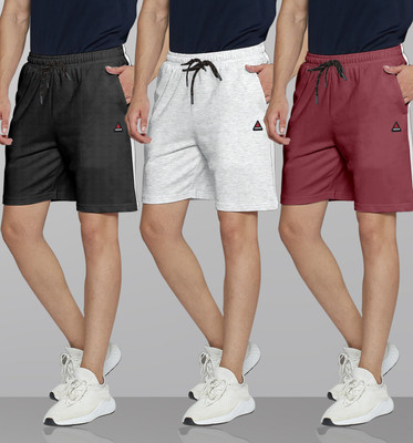 ARDEUR Self Design Men Multicolor Regular Shorts