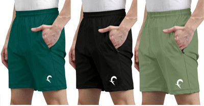 Flicfol Printed Men Multicolor Sports Shorts