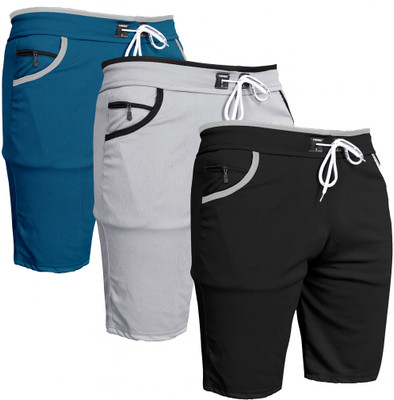 VIRADIYAENTERPRISE Solid Men Multicolor Regular Shorts