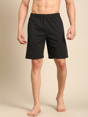 Pepe Jeans Solid Men Grey Basic Shorts