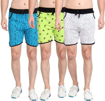 DIAZ Printed Men Multicolor Sports Shorts