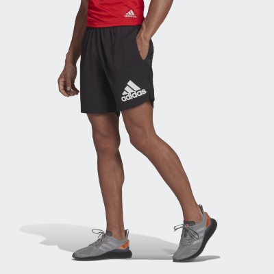 ADIDAS Printed Men Black Sports Shorts