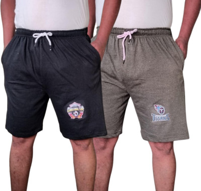 LAKSIMA Printed Men Multicolor Regular Shorts