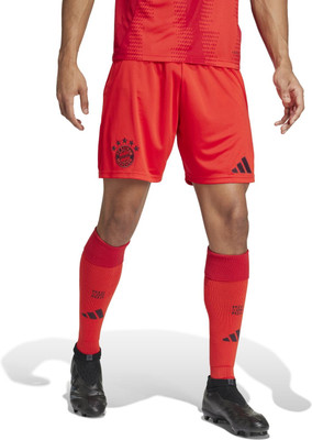 ADIDAS Graphic Print Men Red Sports Shorts