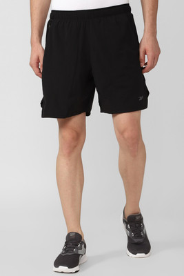 REEBOK Solid Men Black Sports Shorts