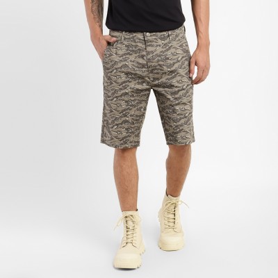 LEVI'S Printed Men Khaki Casual Shorts