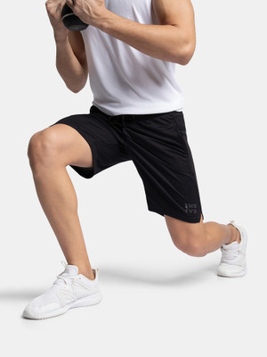 JOCKEY Solid Men Black Sports Shorts