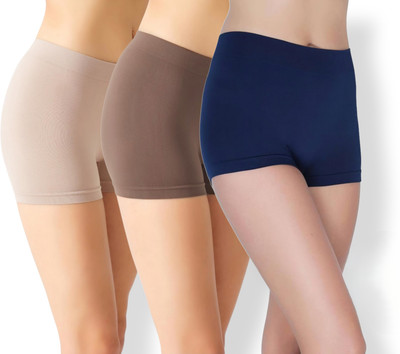 Maitri Solid Women Multicolor Gym Shorts