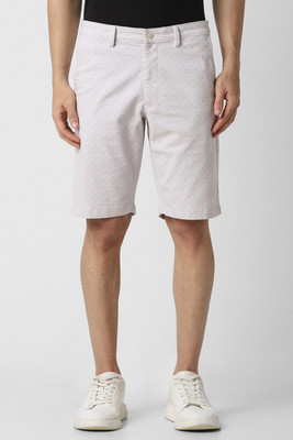 VAN HEUSEN Solid Men Grey Regular Shorts