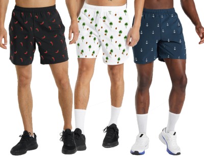 HOTFITS Solid Men Multicolor Boxer Shorts