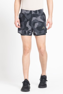 ADIDAS Printed Men Grey Sports Shorts