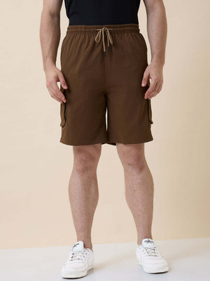 Status Quo Solid Men Brown Regular Shorts