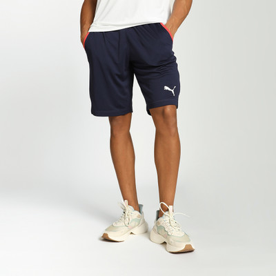 PUMA Printed Men Blue Basic Shorts