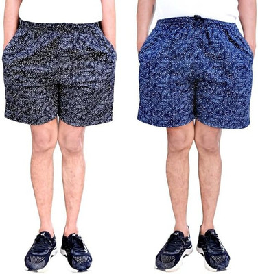 AWALA FASHION Printed Men Multicolor Basic Shorts