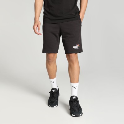 PUMA Printed Men Black Sports Shorts