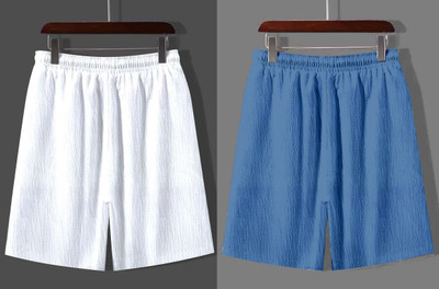 COMBRAIDED Solid Men Multicolor Regular Shorts