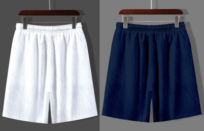 COMBRAIDED Solid Men Multicolor Regular Shorts