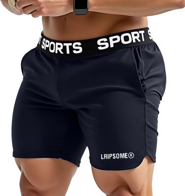 Lripsome Solid Men Dark Blue Boxer Shorts