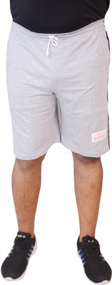 Kolva Solid Men Grey Running Shorts
