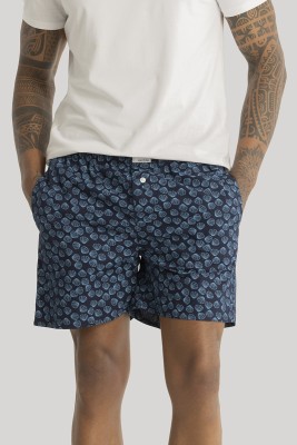 Snitch Printed Men Blue Boxer Shorts