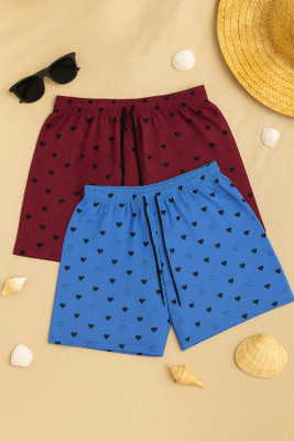 SARDHARAFASHION Printed Women Multicolor Regular Shorts