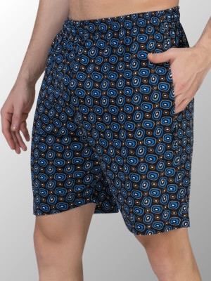 Zeffit Color Block Men Light Blue Swim Shorts