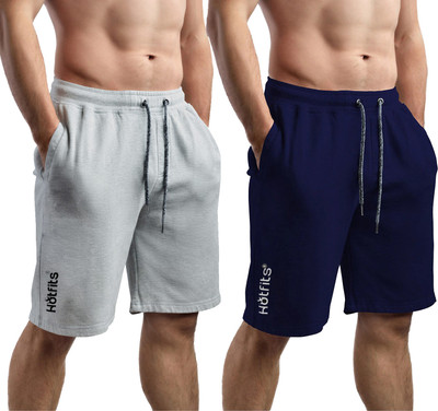 HOTFITS Printed Men Multicolor Basic Shorts