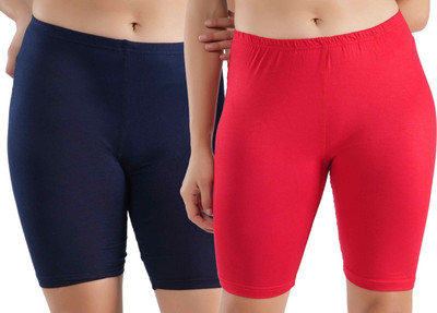 ORLIZEA Solid Women Multicolor Cycling Shorts