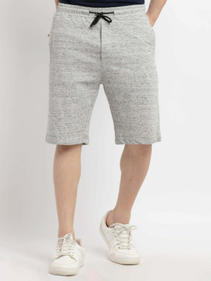 Status Quo Solid Men Grey Basic Shorts