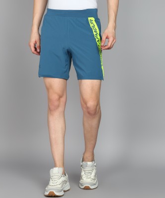 UNDER ARMOUR Printed Men Blue Sports Shorts