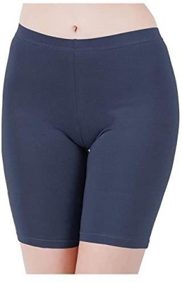 Rzlecort Solid Women Dark Blue Swim Shorts, Running Shorts, Gym Shorts, Sports Shorts, Boxer Shorts