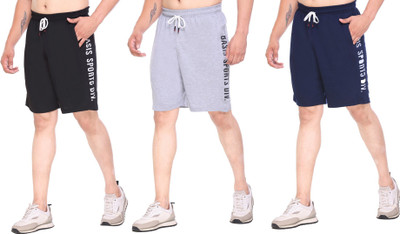 Basis Solid Men Multicolor Regular Shorts