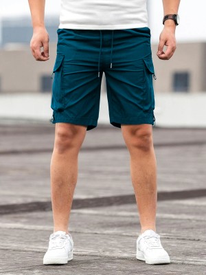 Vitaan Solid Men Maroon Regular Shorts