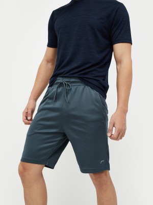 Fame Forever by Lifestyle Solid Men Blue Basic Shorts