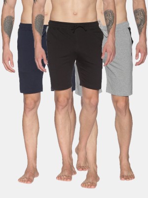 Dollar Solid Men Multicolor Regular Shorts