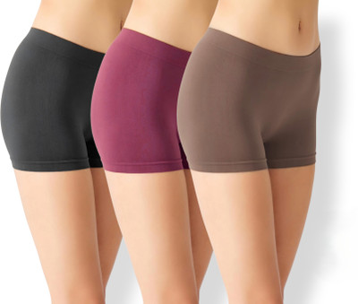 Maitri Solid Women Multicolor Gym Shorts