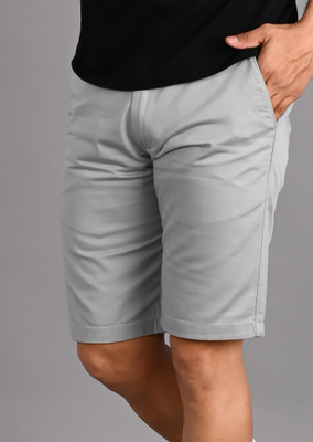 FUBAR Solid Men Grey Regular Shorts