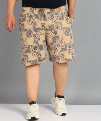 METRONAUT PLUS Solid Men Beige Regular Shorts