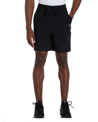 PUMA Solid Men Black Sports Shorts