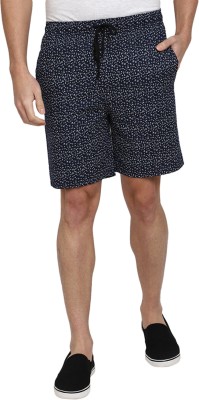 V-MART Printed Men Blue, Blue Casual Shorts