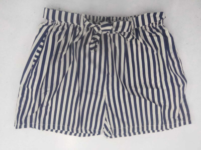 AKSHA CREATION Striped Women Blue Regular Shorts