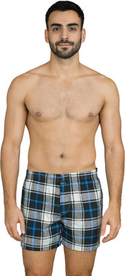 BUTT-Y Checkered Men Multicolor Regular Shorts